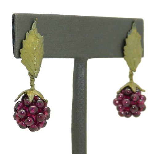 Raspberry Garnet Post Earrings by Michael Michaud 4089 - ILoveThatGift