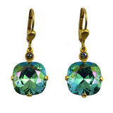 La Vie Parisienne Earrings Swarovski Crystal Popesco 6556G Ocean Green - ILoveThatGift
