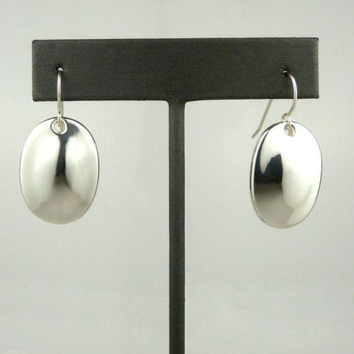 Simon Sebbag Sterling Silver Smooth Oval Earrings E238 - ILoveThatGift