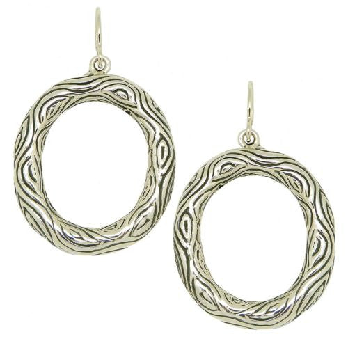 Simon Sebbag Open Bali Wire 925 Sterling Silver 2340 Oval Earrings - ILoveThatGift
