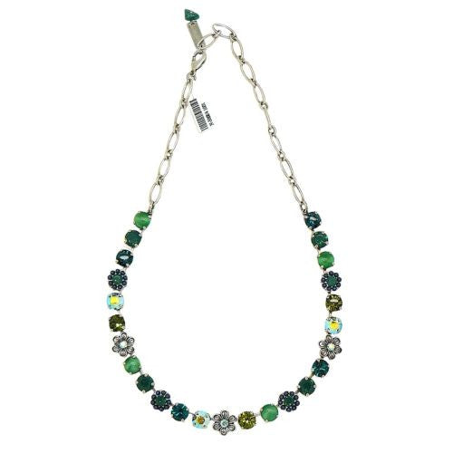 Mariana Handmade Swarovski Necklace 3068/4 1001 Green Emerald Olivine - ILoveThatGift