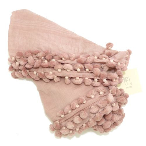 Matta NY Dupatta Shawl Scarf Mauve Large 100 x 200 cm - ILoveThatGift