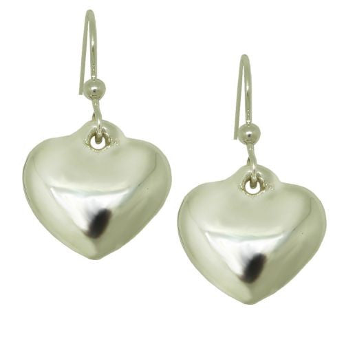 Simon Sebbag 925 Sterling Silver Heart Earrings E218 - ILoveThatGift