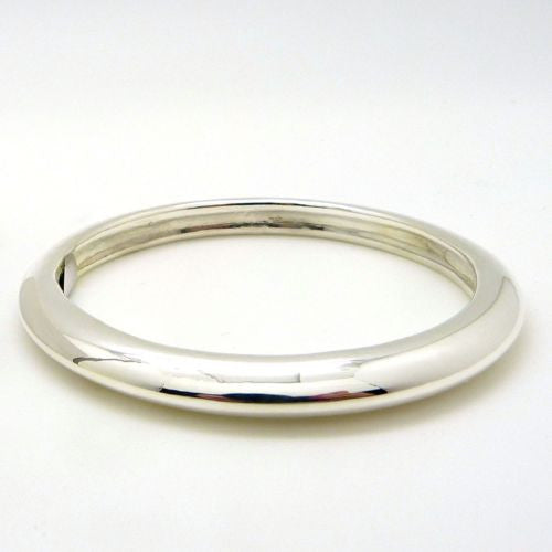 Simon Sebbag Swirl Sterling Silver 925 Bracelet B1338 Smooth Round Bangle - ILoveThatGift