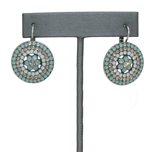 Mariana Handmade Swarovski Crystal Earrings Roundel Design Seaside 1078/1 23439 - ILoveThatGift