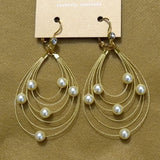 Seasonal Whispers Earrings Rose Gold White Pearls 2704 - ILoveThatGift