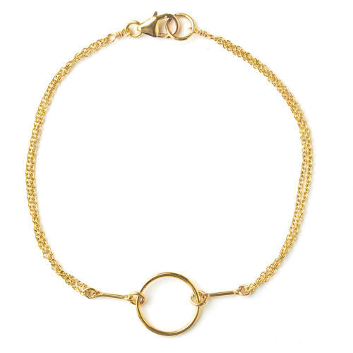 Dogeared Original Karma Bracelet Gold Dipped - ILoveThatGift