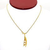 Peas in a Pod Gold Michael Michaud Necklace Two Pearl Peas - ILoveThatGift