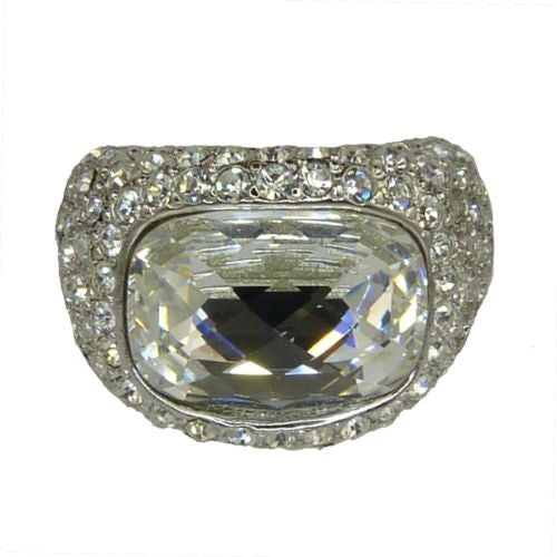 Kenneth Jay Lane Pave Crystal Ring Gold KJL - ILoveThatGift