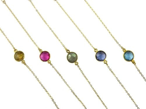 Bezel Stone Bracelet by Athena Designs - ILoveThatGift