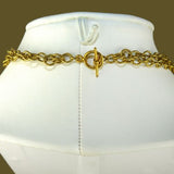 La Vie Parisienne Gold Layered Convertible Rococo Large Pearl Necklace 957G Popesco - ILoveThatGift