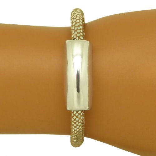 Simon Sebbag Sterling Silver 925 Bead Bracelet Sueded Pearl Leather 230P - ILoveThatGift