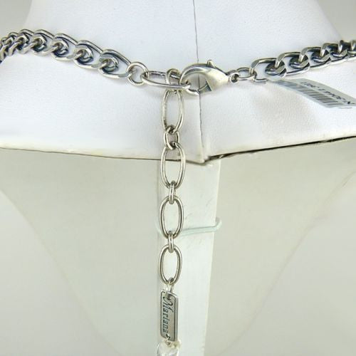 Mariana Handmade Swarovski Necklace Handmade 3044/1 3911 Clear Topaz Opal Pearl - ILoveThatGift