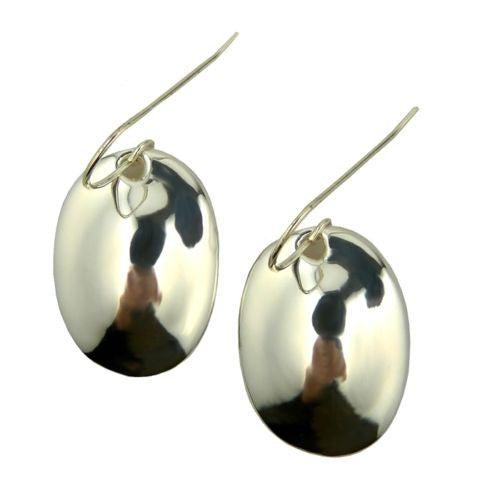 Simon Sebbag Sterling Silver Smooth Oval Earrings E238 - ILoveThatGift