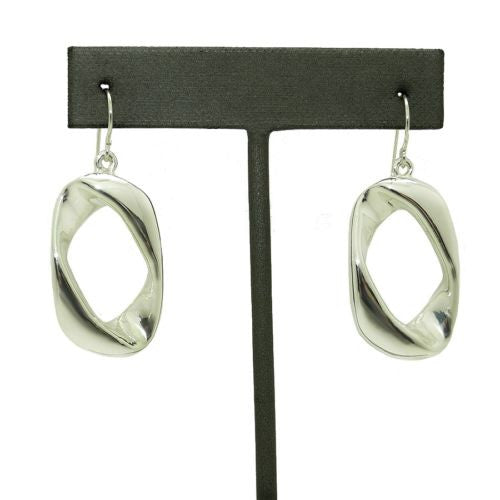 Simon Sebbag Sterling Silver Chain Link Open Wire Dangle Earrings - ILoveThatGift