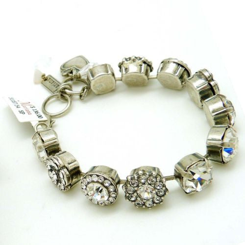Mariana Handmade Swarovski Silver Bracelet 4084 001001 All Clear Crystal - ILoveThatGift