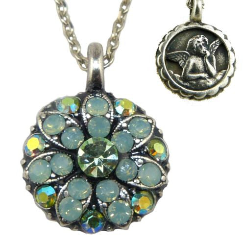 Mariana Guardian Angel Crystal Pendant Necklace 390 Opal Crystal - ILoveThatGift
