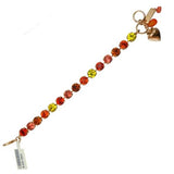 Mariana Handmade Swarovski Crystal Rose Gold Bracelet 4252 10310 Siam Red Yellow - ILoveThatGift