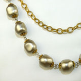 La Vie Parisienne Gold Layered Convertible Rococo Large Pearl Necklace 957G Popesco - ILoveThatGift
