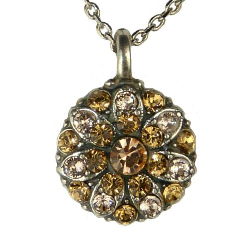 Mariana Guardian Angel Crystal Pendant Necklace 39132 Topaz Pink - ILoveThatGift