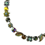 Mariana Handmade Swarovski Leaf 3076 Necklace 4101 Topaz Citrine Blue Opal - ILoveThatGift