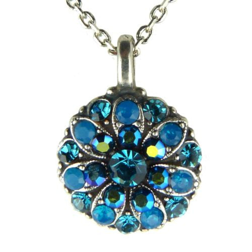 NEW COLOR Mariana Guardian Angel Crystal Pendant Necklace 3322 Blue Zircon Merid - ILoveThatGift