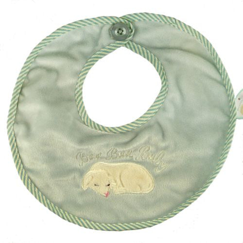Bearington Baby - Green Little Lamby Bib - ILoveThatGift