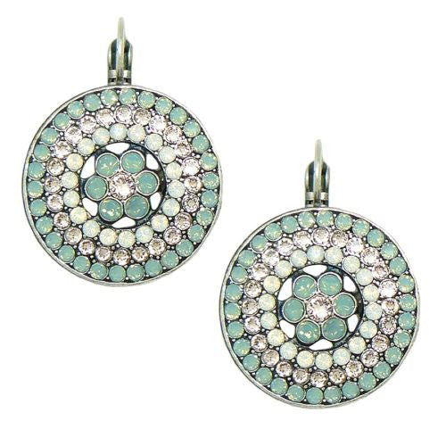 Mariana Handmade Swarovski Crystal Earrings Roundel Design Seaside 1078/1 23439 - ILoveThatGift