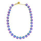 Pacific Flamingo Gold Necklace Bracelet SET Made of Swarovski Crystals - ILoveThatGift