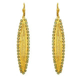 La Vie Parisienne Gold Lineage Oblong Earrings Pacific Opal Crystal 9410G - ILoveThatGift