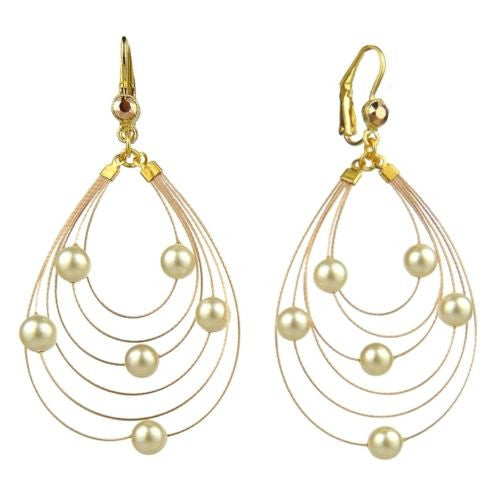 Seasonal Whispers Earrings Rose Gold White Pearls 2704 - ILoveThatGift