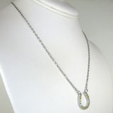 Mariana Handmade Swarovski Crystal Horsehoe Necklace 5098 391100 Light Topaz Opal - ILoveThatGift