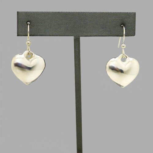 Simon Sebbag 925 Sterling Silver Heart Earrings E218 - ILoveThatGift