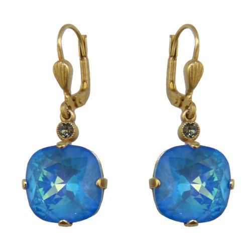La Vie Parisienne Earrings Swarovski Crystal Popesco 6556G Ultra Blue - ILoveThatGift