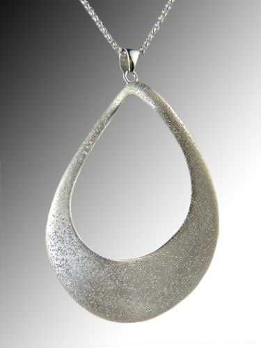 Charles Garnier Barbara Sterling Silver Twisted Oval Necklace - ILoveThatGift