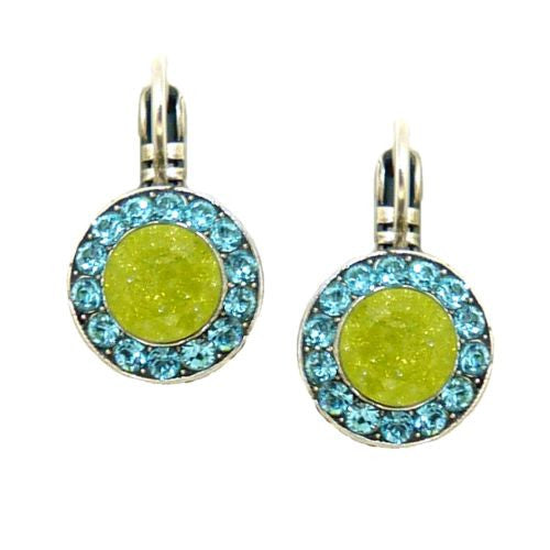 Mariana Handmade Swarovski Crystal Earrings 1129 1066 Blue Green Caprioska - ILoveThatGift
