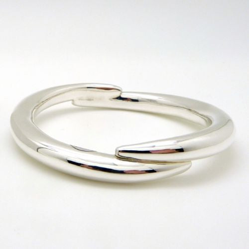 Simon Sebbag Swirl Sterling Silver 925 Bracelet B1336 Overlapping Bangle - ILoveThatGift