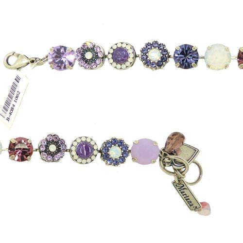 Mariana Handmade Swarovski Silver Bracelet 4084 1062 Purple Rain Amethyst Violet - ILoveThatGift