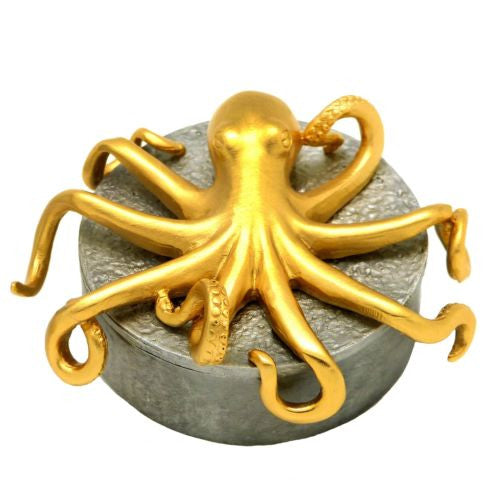 Michael Michaud Octopus Trinket Jewelry Box from Silver Seasons Table Arts - ILoveThatGift