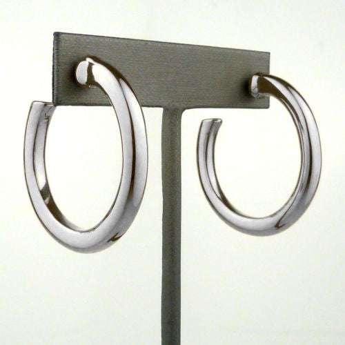 Simon Sebbag Sterling Silver 1.5 " Round Hoop Earring E2822 - ILoveThatGift