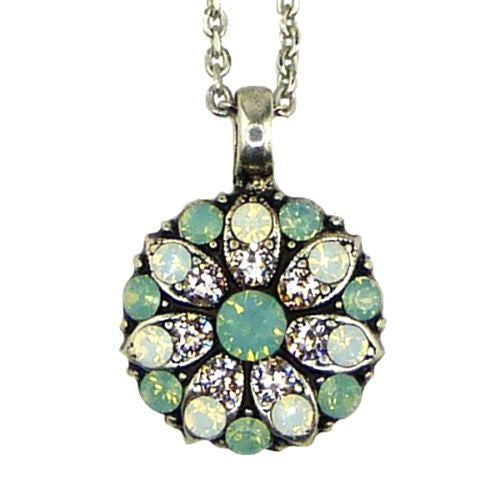 Mariana Guardian Angel Crystal Pendant Necklace 23439 Pacific Opal Clear White Opal - ILoveThatGift