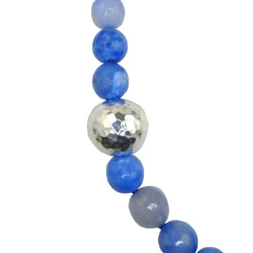 Simon Sebbag Sterling Silver Light Blue Fire Agate Beads Toggle Clasp Necklace NB100LBFA24 - ILoveThatGift