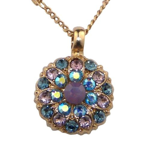 Mariana Guardian Angel Crystal Pendant Rose Gold Necklace 1312 Rose Water Opal B - ILoveThatGift