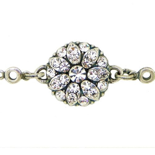 Mariana Swarovski Crystal Guardian Angel Charm Silver Bracelet 4212/2 001001 All Clear - ILoveThatGift