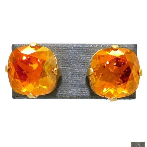 La Vie Parisienne Popesco Swarovski Gold Stud Earrings Astral Pink 6556PG LIMITED EDITION - ILoveThatGift