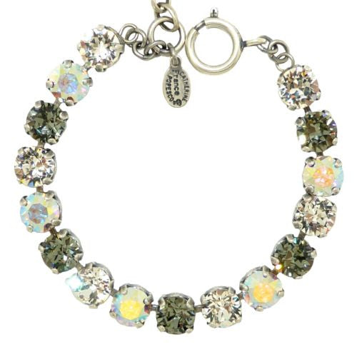 La Vie Parisienne Swarovski Silver Bracelet Black Diamond Clear AB 1652 BS - ILoveThatGift