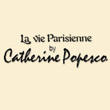 La Vie Parisienne Round Gold Hoop Earrings Encrusted with Crystals 9559G Catherine Popesco - ILoveThatGift