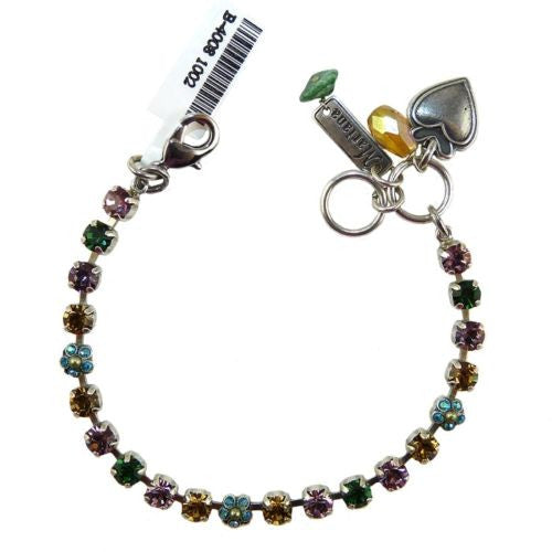 Mariana Handmade Swarovski Silver Bracelet 4008 1002 Clear Turquoise Pink Topaz - ILoveThatGift