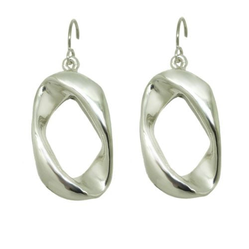 Simon Sebbag Sterling Silver Chain Link Open Wire Dangle Earrings - ILoveThatGift