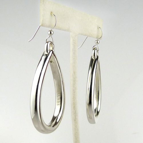 Simon Sebbag Sterling Silver Large Open Teardrop Earrings E2717 - ILoveThatGift